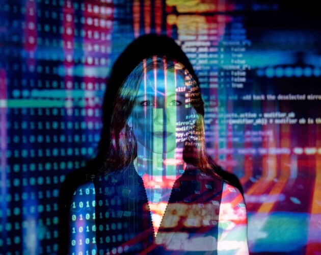Woman and data